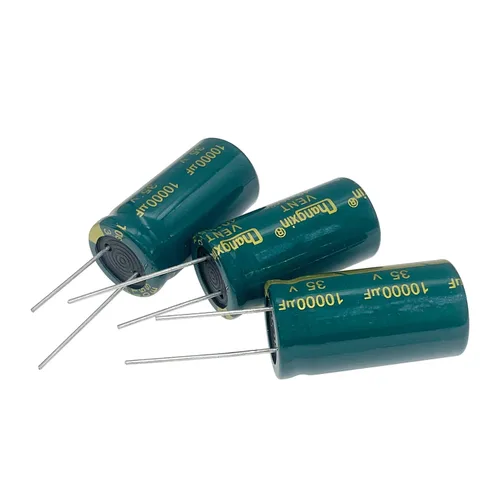 Vista 5 de Condensador electrolítico de aluminio de alta frecuencia de 0.709 x 1.378 in, 5 unidades, 35 V, 10000UF, para TV, monitor LCD, juego