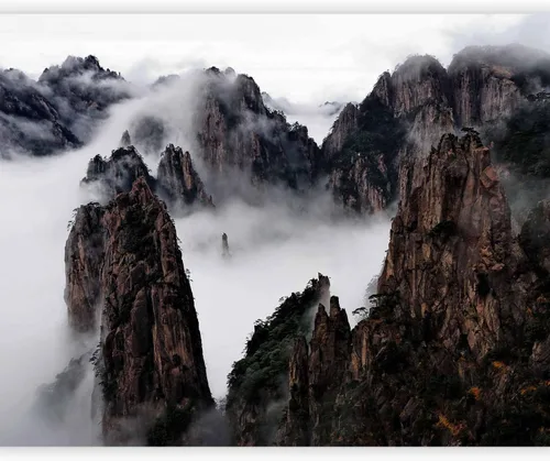 Vista 18 de artgeist Mural de pared Montañas 79 x 61 pulgadas - XXL Papel tapiz no tejido de vellón Decoración de pared Impresión fotográfica Imagen Diseño