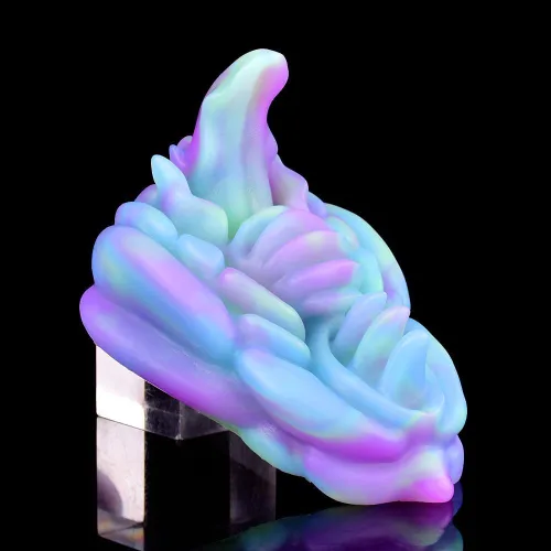 Vista 9 de Monster Dildo Grinder - Juguete sexual para mujeres, pequeño consolador de fantasía alienígena con almohadilla de fricción, estimulador