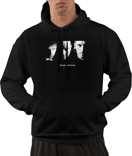 Vista 2 de Taijlao Soda Stereo Hoodie Casual Sweatshirt Pullover Outerwear With Pockets For Boys