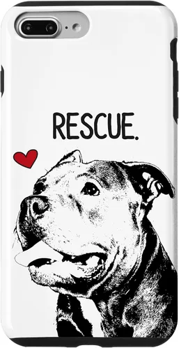Vista 12 de Rescue Pitbull Dog Save Dogs Pit Bull Lover - Carcasa para iPhone 17
