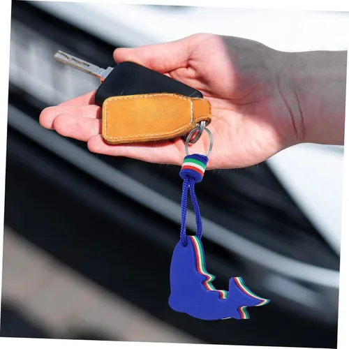Vista 7 de TENDYCOCO 3pcs Eva Key Ring Boat Key Floating Keychain Boating Keychain Mariposas Decorativas Para Pared Foam Pool Keychains Floating Key Holder