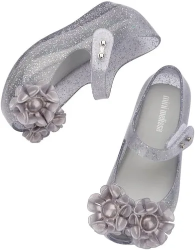 Vista 5 de mini melissa Ultragirl Collection Mary Jane - Zapatos planos para niños pequeños y bebés, cómodos y lindos zapatos planos de gelatina con parte