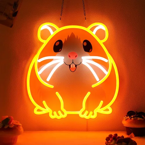 Vista 11 de CoolGift Mart Letrero de neón de tiburón, luz LED regulable de tiburón, decoración de pared de animales, regalo de Navidad, regalo de elefante