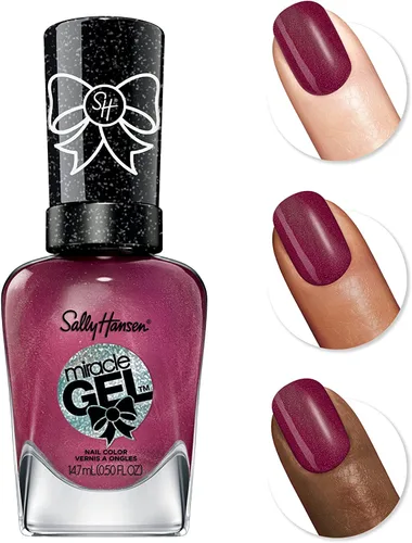 Vista 2 de Sally Hansen Miracle Gel Wishlist Collection Esmalte de uñas (903 Wrapped in Love), 1 artículo, 0.5 onzas líquidas