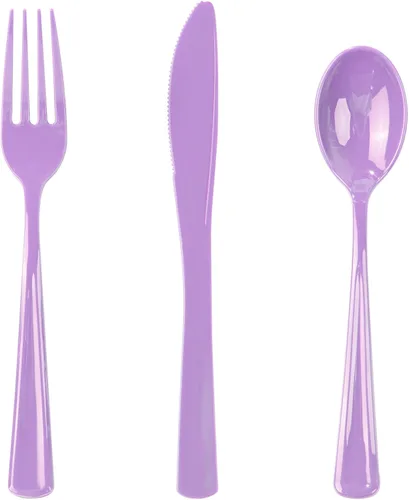 Vista 15 de WDF 100 cucharas de plástico plateadas desechables, cubiertos de plata barrocos de 6.93 pulgadas para pastel de postre, cucharas de plástico