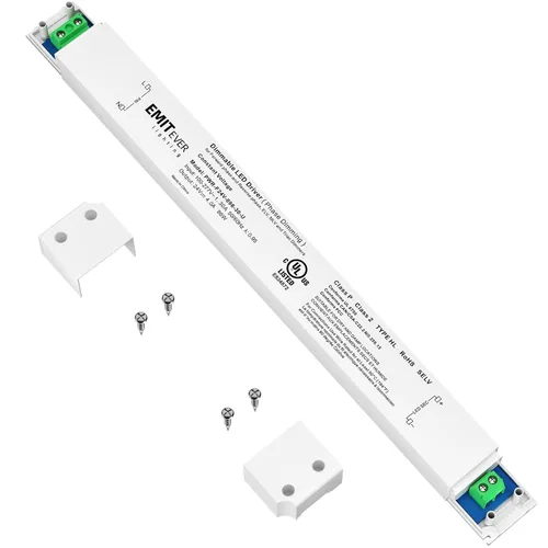 Vista 11 de EMITEVER Controlador LED regulable Triac delgado de 30 W, fuente de alimentación de 100-277 V CA a 24 V CC, transformador de atenuación del 0 al