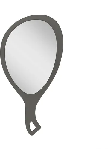 Vista 11 de Zadro Espejo de mano grande con asa, espejos de salón para estilistas, espejo de mano grande para maquillaje, para colgar en la pared