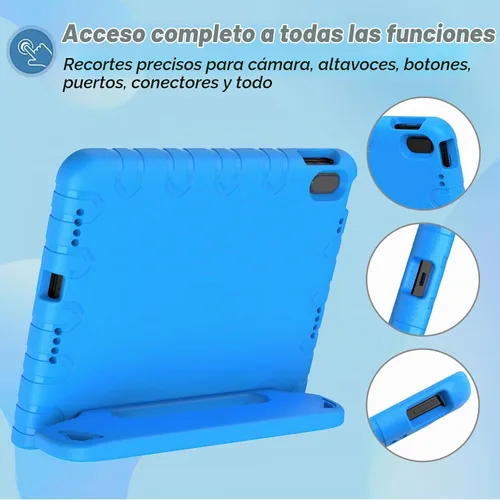 Vista 5 de LTROP Funda para niños para iPad A16 11ª generación 11 pulgadas 2025/ iPad 10ª generación 10.9 pulgadas 2022 con protector de pantalla, ligera a