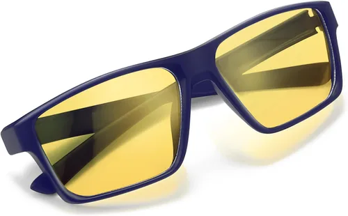 Vista 17 de Gaoye Titan Gaming Glasses, Blue Light Blocking, Night Driving Glasses for Men, Computer Protection, Gift for Gamers Negro