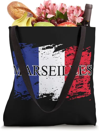 Vista 4 de Francia-República Francesa Francia Viajes Familiares I Marsella Tote Bag