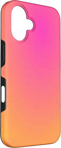 Vista 3 de Funda para iPhone 16 rosa y naranja degradado lindo Aura Aesthetic para mujer