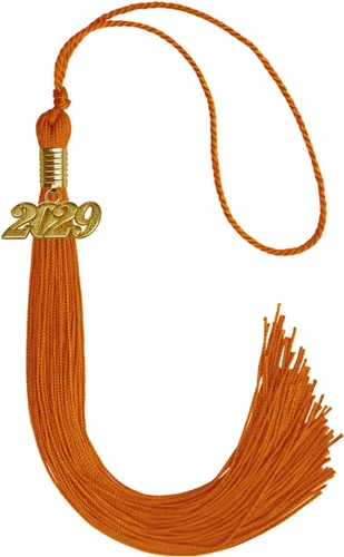 Vista 149 de Endea Graduation - Borla de un solo color con fecha dorada (Oro Antiguo, 2020)