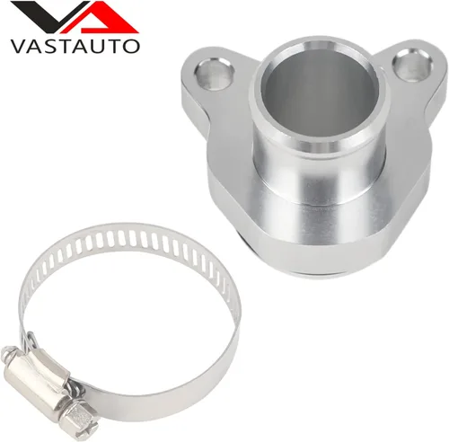 Vista 7 de Conexión de manguera de agua de aluminio mejorada para BMW 1 3 5 6 7 Z4 (Motor N52 N53 N54 y N51 3.0 litros), reemplaza # 11537541992 11537544638