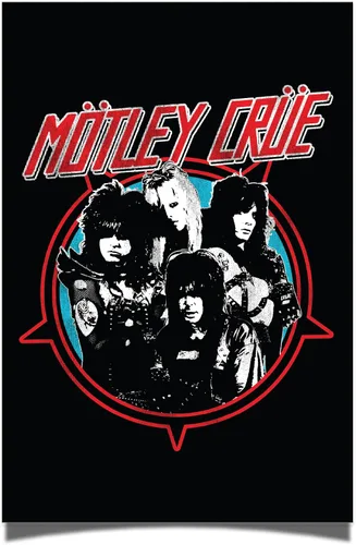 Vista 14 de Desert Cactus Motley Crue Póster 11 x 17 Pulgadas para Habitación y Oficina, Decoración Oficial para Fans (11x17 pulgadas, Diseño 2, Papel)