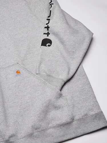 Vista 5 de Carhartt Sudadera con Gráfico de Logo en Manga de Peso Medio y Ajuste Holgado para Hombre