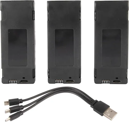 Vista 7 de 3 unids 3.7 V 2600 mAh batería de litio para E88 sin escobillas para S13 S1 APP8GPS, batería de litio recargable Quadcopter Drone para E88 para S13