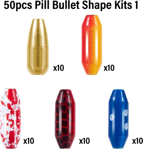 Vista 2 de Dr.Fish Latón Pesca Spinner Señuelo Cuerpos Pesas Sinker Pesas Spinnerbait Fabricación Materiales Slip Sinker Bullet Sinkers Inline Spinners