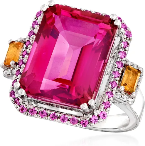 Vista 4 de Ross-Simons 14.80 ct. t.w. Multi-Gemstone Ring in Sterling Silver