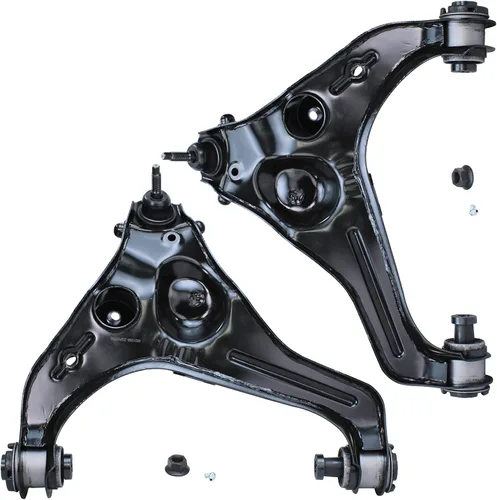 Vista 104 de Detroit Axle - 2 brazos de control delanteros para Volvo S60 V70 01-07, juego de 2 brazos de control inferiores 2001 2002 2003 2004 2005 2006 2007
