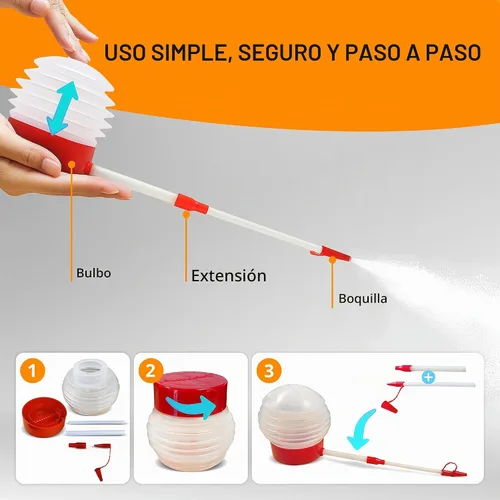Vista 3 de Aspectek rociador práctico y seguro para veneno contra hormigas e insectos