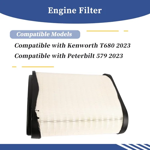 Vista 2 de Filtro de Motor D37-1061 Compatible con Kenworth T680 2023, Peterbilt 579 2023, Reemplaza D371061