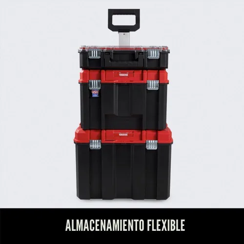 Vista 7 de CRAFTSMAN VERSASTACK - Caja de herramientas con cerradura con ruedas de metal de 17.126 pulgadas