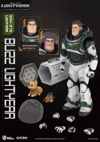 Vista 8 de Lightyear (2022): Buzz Lightyear Alpha Suit DAH-076 Figura dinámica de 8 cciones