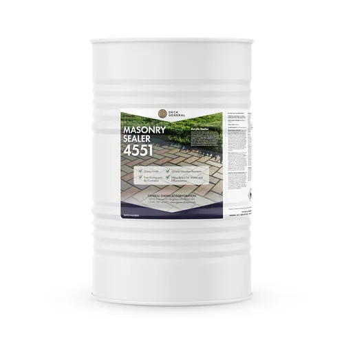 Vista 11 de DeckGeneral Sellador acrílico de mampostería 4551 - Sellador de pavimentador de patio para ladrillos y piedras naturales - Sellador hidrofóbico