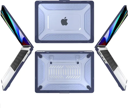 Vista 3 de Batianda HexArmor - Funda para MacBook Air de 15 pulgadas 2023-2026, azul x-azul marino.