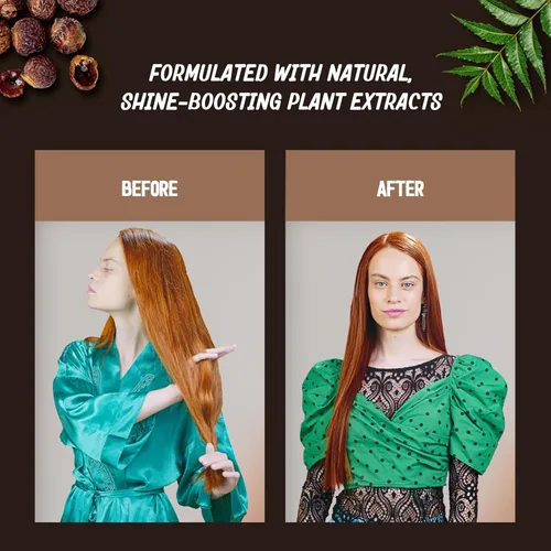 Vista 5 de Neem & Reetha Haircare Set - Champú y acondicionador hidratante, espesante, nutritivo, remedio herbario para cuero cabelludo seco y hebras, fórmula