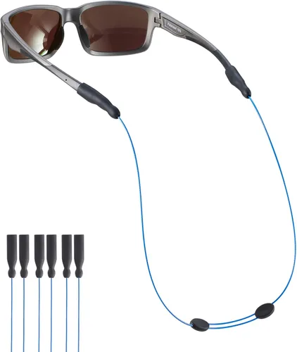 Vista 9 de Correa para lentes de sol, correa ajustable sin cola, lentes y correas de cable, soportes para lentes alrededor del cuello, cordón para hombres