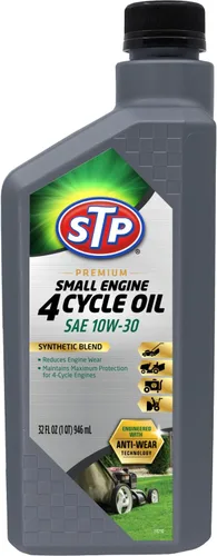 Vista 9 de STP Premium Aceite para motor pequeño de 4 ciclos, SAE10W-30 Aceite para motor pequeño, fórmula de cuidado del motor, reduce el desgaste