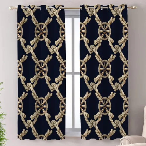 Vista 60 de Shrahala Orange Autumn Autumn Blackout Curtain Tiers, Fall Kitchen Valance Light Blocking Tier Drapes with Rod Pocket, 2 Pack 26 X 24 in
