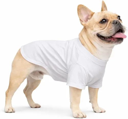 Vista 71 de Lovelonglong 2019 - Ropa para mascotas, Disfraces para Perro, Ropa Camisetas en blanco para Perros Grande Medianos Pequeños 100% Algodón 18