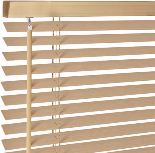 Vista 9 de Persianas de madera real de 2 pulgadas para ventanas de interior, persianas venecianas opacas de madera maciza, tamaño personalizado, color cereza