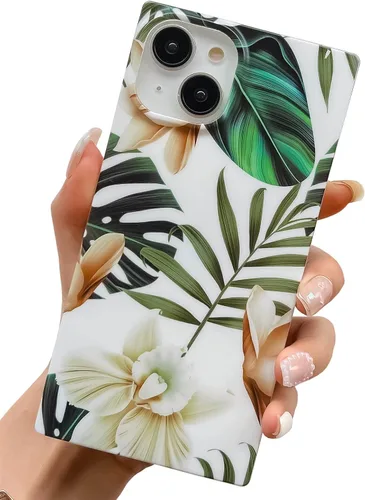 Vista 32 de Elegante Funda con Concha de Madre Perla para Niña Compatible con iPhone 14 de 6.1 Pulgadas, Funda Rectángulo con Borde, Elegante y delgada