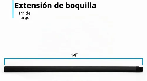Vista 4 de Capri Tools CP21350-EXT Juego de accesorios para pistola de aire de alto rendimiento de tormenta de viento, 4 piezas