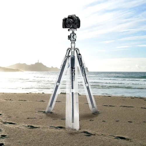 Vista 9 de Protector de 6 fundas transparentes para trípode para cámara, paquete de 6 protectores impermeables para proteger la mayoría de los trípodes