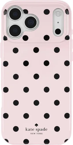 Vista 8 de Kate Spade New York Funda para iPhone 17 Pro Max, compatible con MagSafe, funda de diseño para teléfono, diseño de gemas azules de cama de flores