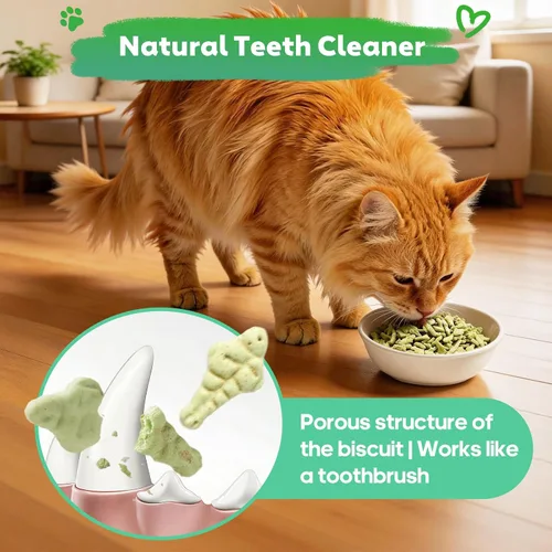 Vista 5 de Golosinas para gatos de interior con hierba gatera de 13.4 onzas con control de bola de pelo y cuidado dental, bocadillos naturales de pollo