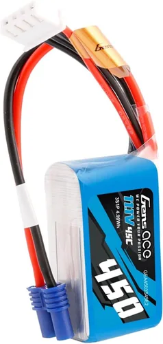 Vista 4 de Gens ace 3S Lipo Batería 11.1V 45C 450mAh Lipo Batería con EC2 Plug
