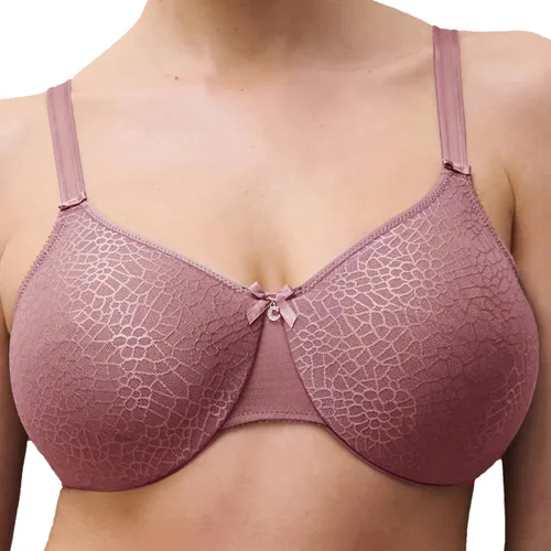 Vista 18 de Chantelle Minimizador C Magnifique Sin Costuras Sin Forro para Mujer 11 Nero - Negro