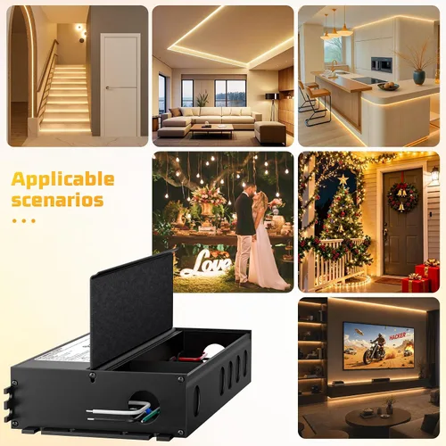 Vista 7 de Regulable LED Driver 150W 12V,ELV/MLV Triac Dimmable LED Fuente