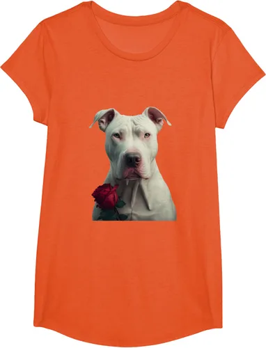 Vista 27 de Dogo Argentino Valentines Day Camiseta, Negro