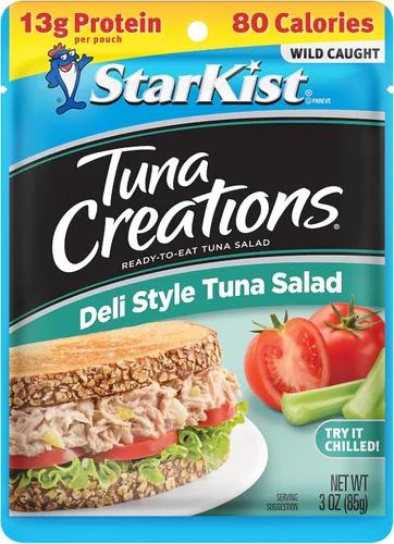 Vista 63 de StarKist Tuna Creations Ginger Sesame - Sabor de jengibre y sésamo para atún 14g Protein Per Serving, Wild Caught, Shelf Stable Seafood, Gluten