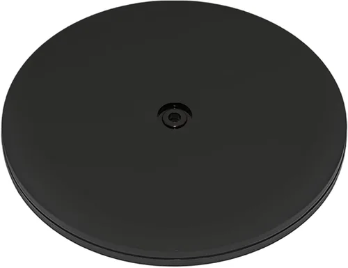 Vista 7 de 4 Piezas Negro 2 pulgadas Acrílico Lazy Susan Organizador Giratorio de Mesa con Rodamientos - Placa Giratoria Redonda para Estante de Especias