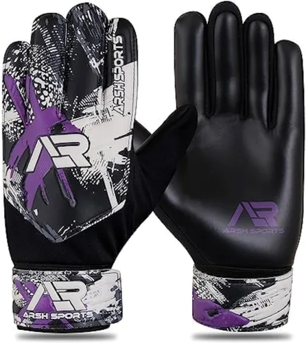 Vista 13 de Guantes de portero de fútbol, guantes de portero de fútbol para niños, jóvenes y niños con protección doble en la muñeca y palma de súper agarre