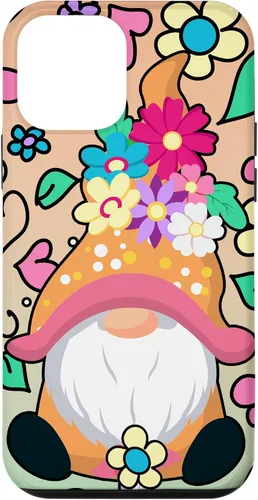 Vista 16 de Funda para iPhone XR con diseño de gnomo de verano y flores de margarita