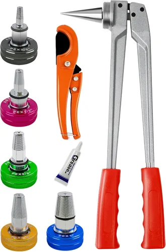 Vista 6 de AMZCNC PEX Kit de herramientas de expansión, herramienta expansora manual para PEX-A 1/2"-1" Plumbers DIY Users PEX-A Expansion Tool Kit ASTM